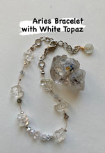 Aries Bracelet with White Topaz