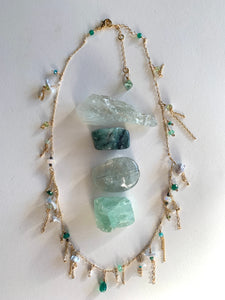 Emerald Whimsical Necklace