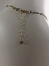 Labradorite Teardrop Layered Necklace