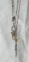 Citrine Necklace with Silver Tassel