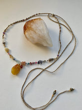 Yellow Opal 7chakras Necklace