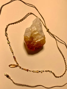 7 chakras Tourmaline necklace