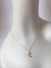 Dainty "LOVE YOU TO THE MOON AND BACK" necklace