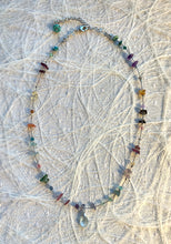 7Chakras Silver Necklace with Birthstone