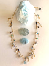 Blue Topaz Whimsical Necklace