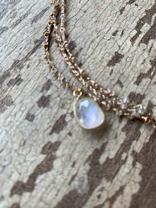 Moonstone beaded Necklace