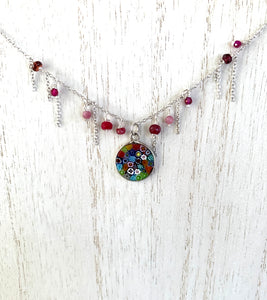 “Venetian Beauty” Necklace with Rubies
